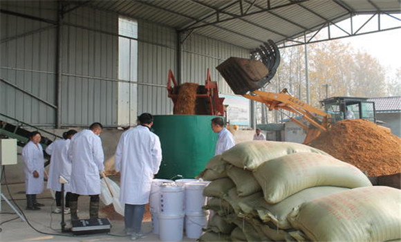 制作菌糠飼料的工藝流程